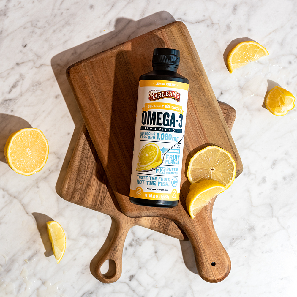 Lemon Fish Oil | Omega-3 Fish Lemon Flavor | Barlean's – Organic Oils, LLC