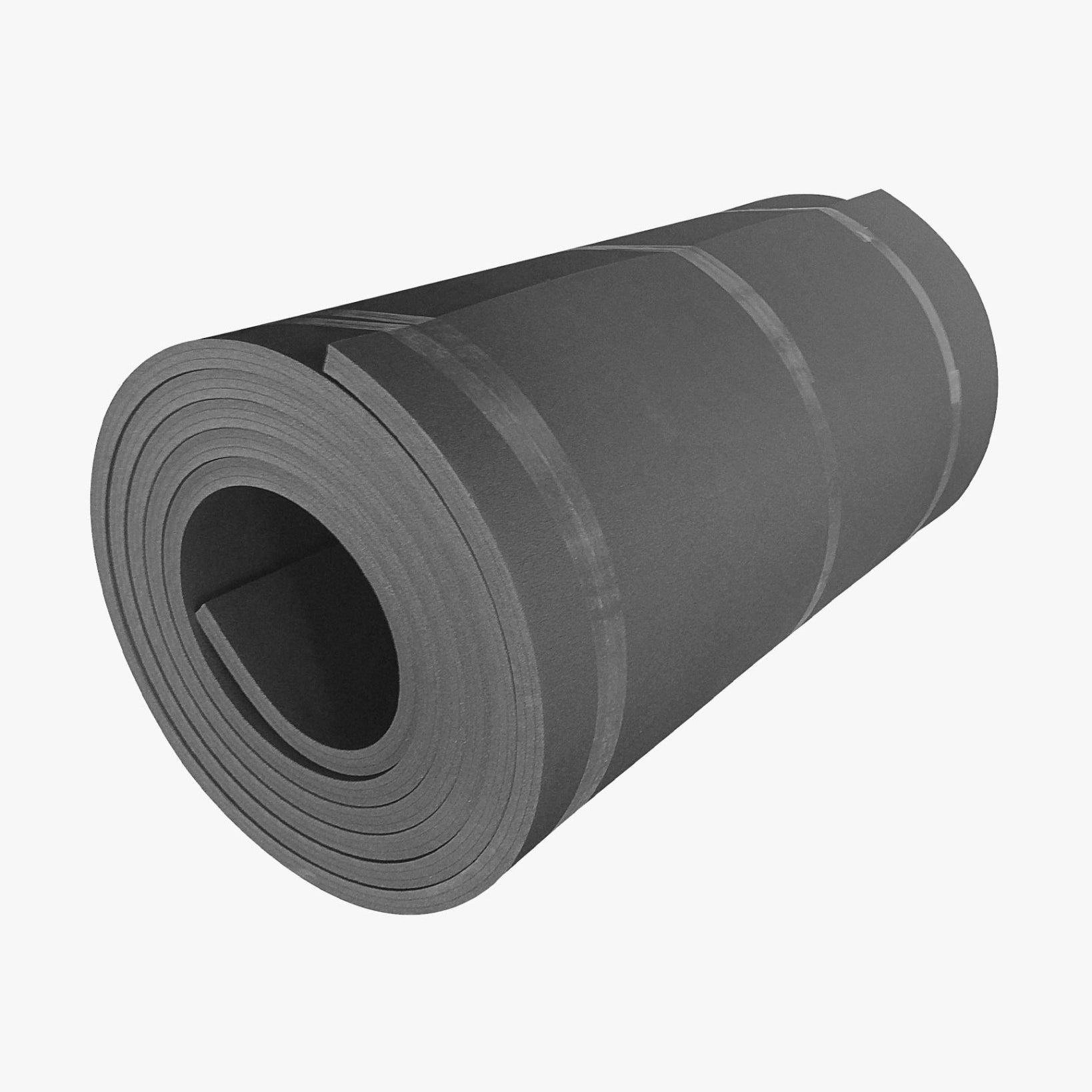 Charcoal 6' x 42' Flexible Roll of carpet Bonded foam is 1& 3/8 Thick. —  Glory and Power Enterprises