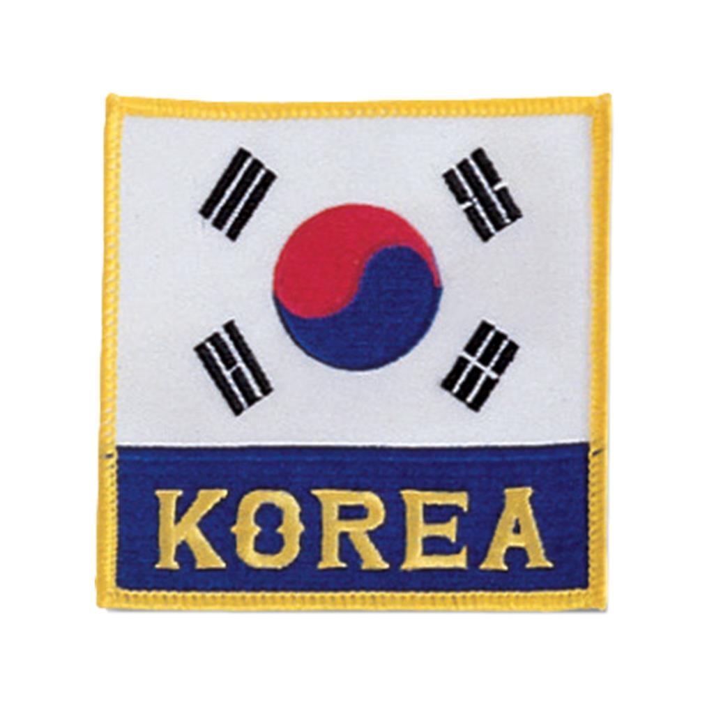 USA/Korean Flags Patch