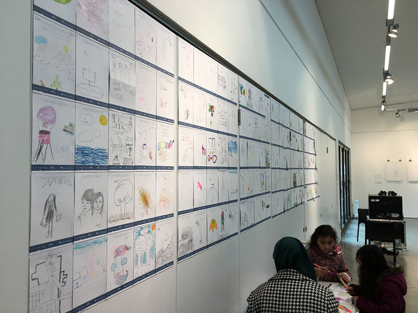 Collaboration and drawings from the local community