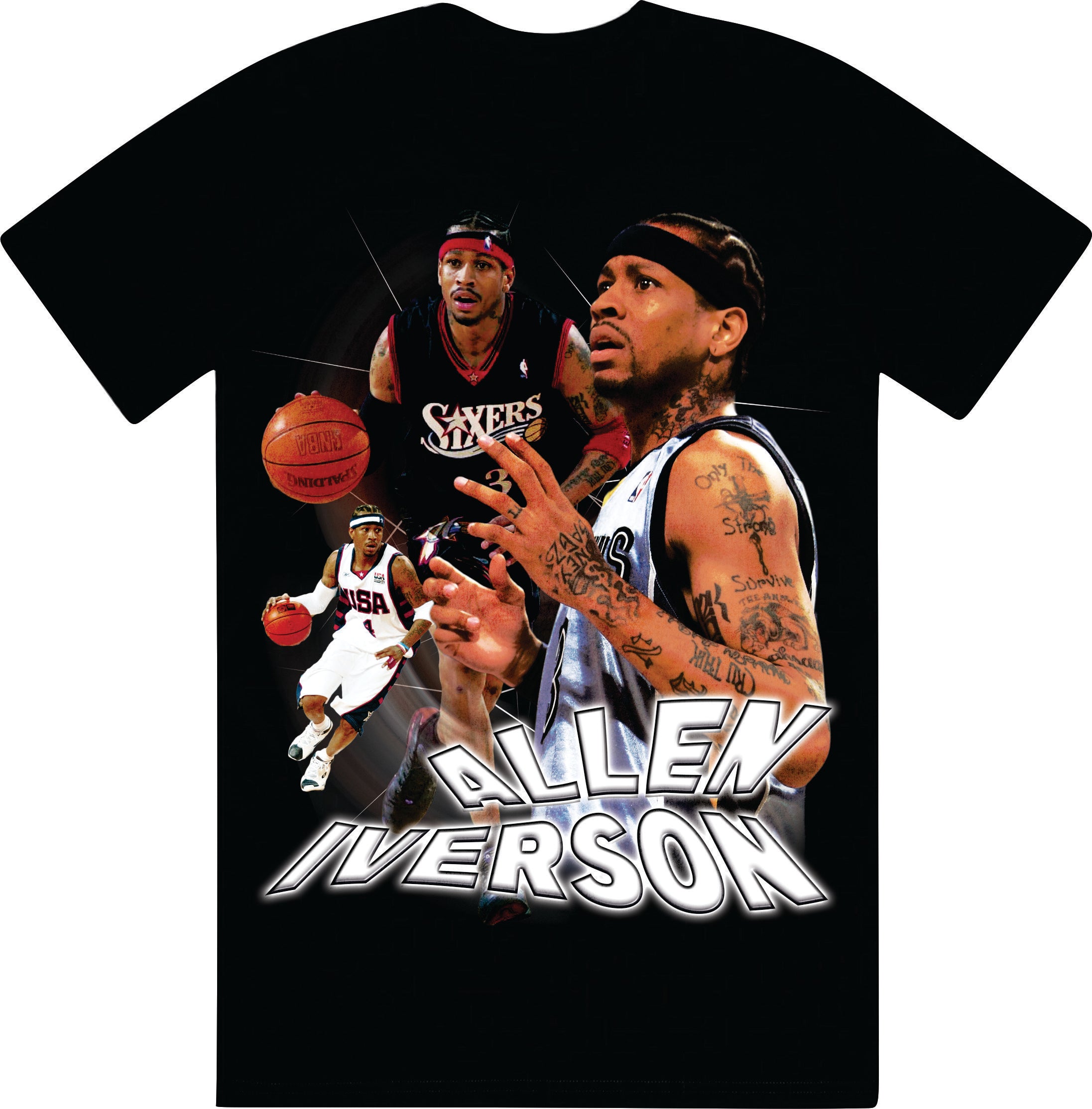 Allen Iverson - Vintage Graphic Tee