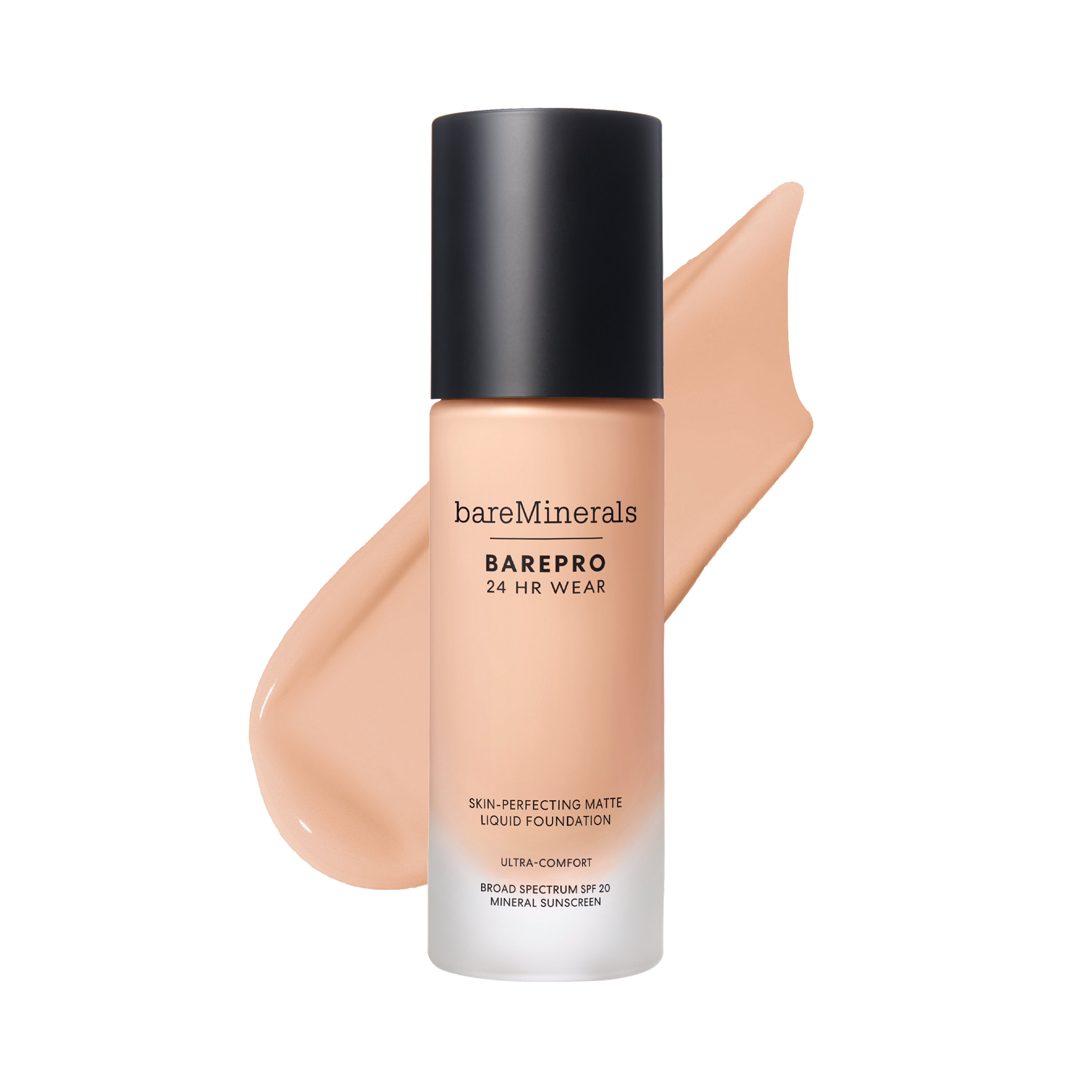 bareMinerals Barepro® 24HR Wear Skin-Perfecting Matte Liquid Foundation Mineral SPF 20, Fair 15 Cool, 30.0 ml/ 1.0 fl.oz.