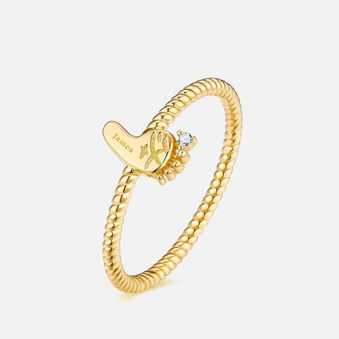 22k Gold Baby Ring | Gold Jewelry | Rajjewels.com