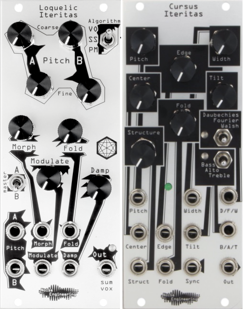 Dueling Oscillators: The making of Cursus and Loquelic Iteritas (Or: why everyone needs multiple oscillators)