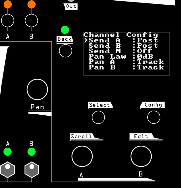 Channel configuration settings for bus processing