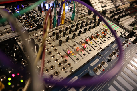 WMD Performance Mixer in a Eurorack system