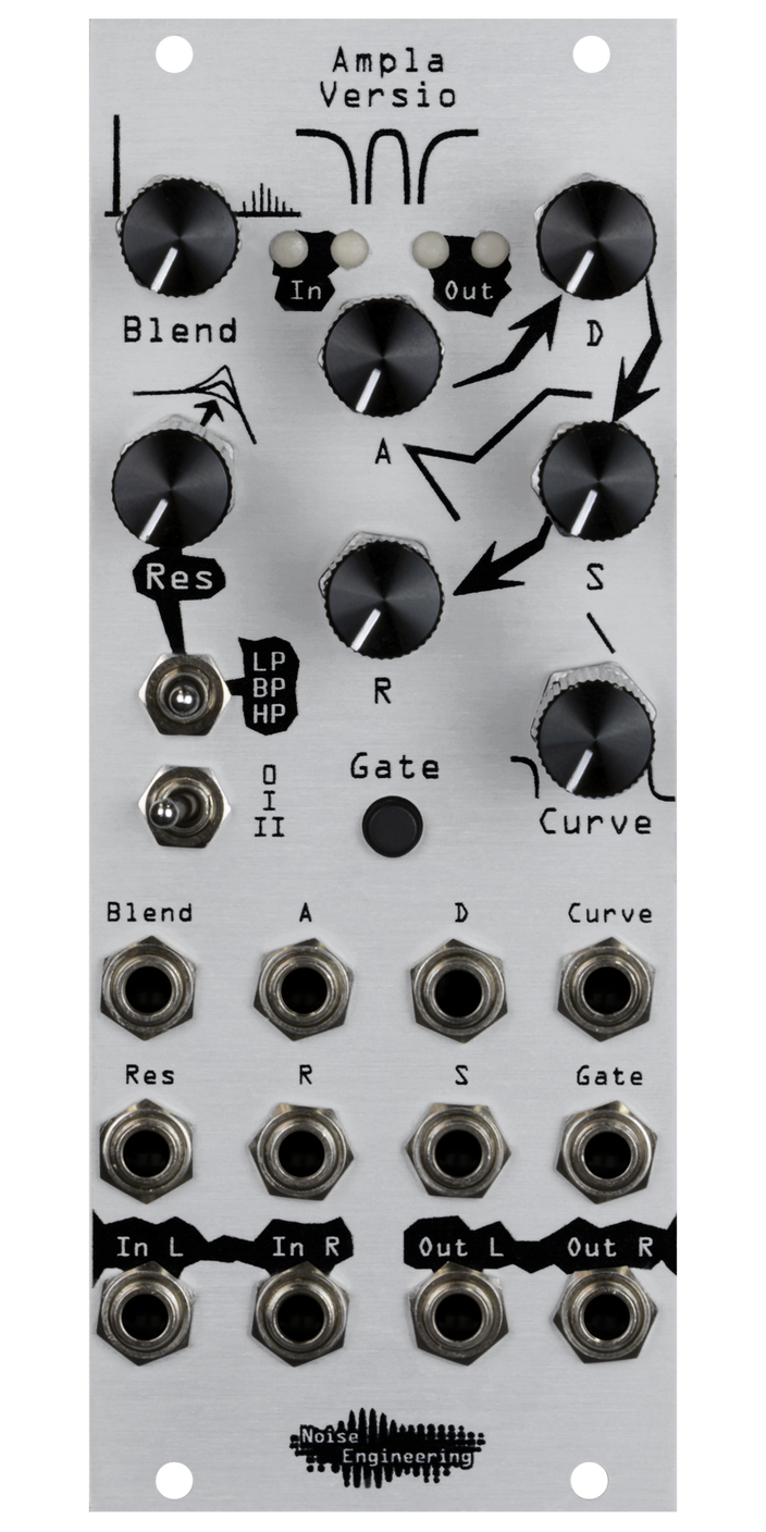 Ampla Versio – Multimode filter + gate in 10HP | Noise Engineering