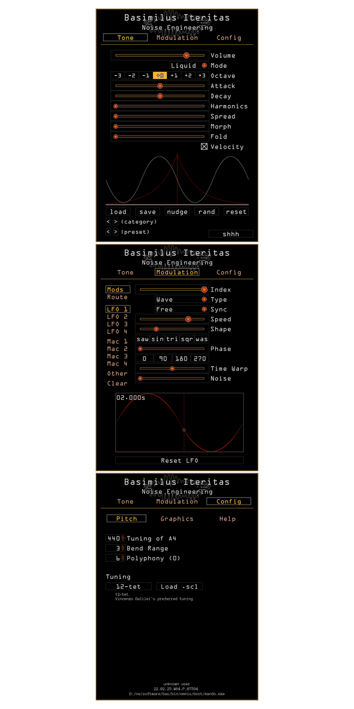 Basimilus Iteritas Plugin (AU, AAX, and VST3)