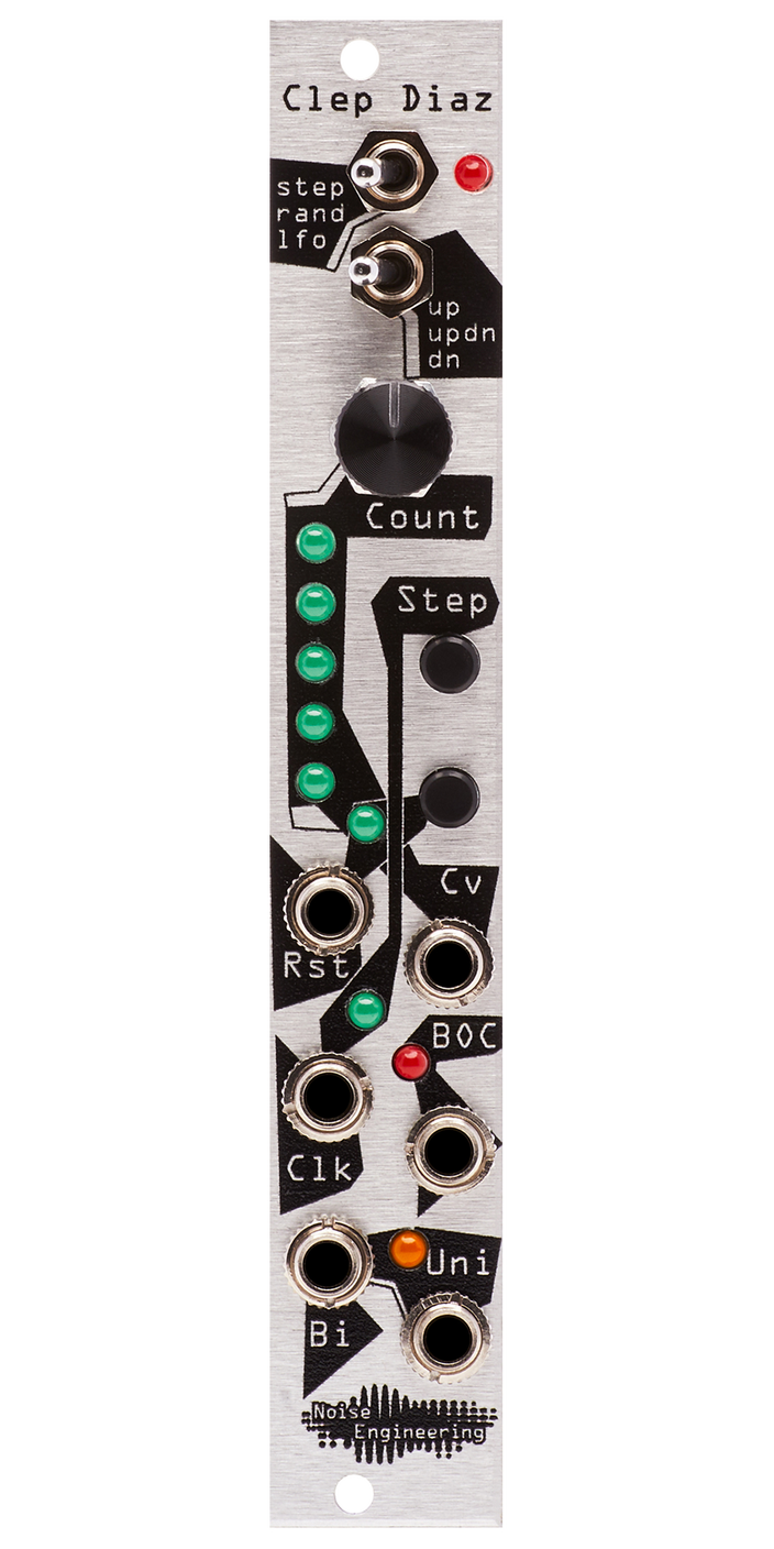 Multimode CV generator & LFO Eurorack module in silver | Clep Diaz by Noise Engineering