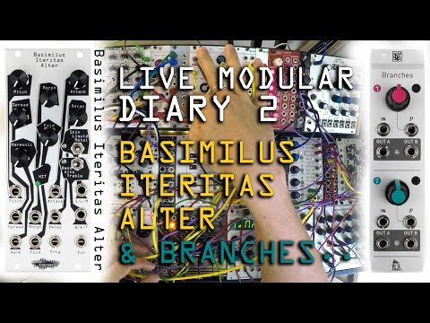 Basimilus Iteritas Alter – Universal drum synthesizer in 10HP 