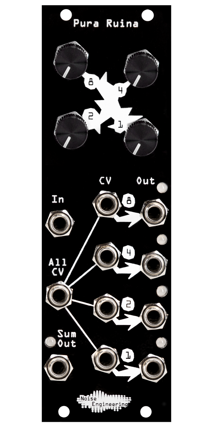 Pura Ruina — Three-stage full-wave rectifier distortion and octave 