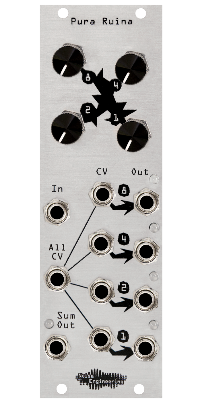 Pura Ruina — Three-stage full-wave rectifier distortion and octave 