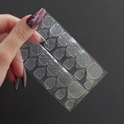 120pcs Sheets Fake Nails Tips Double Sided False Nail Art Adhesive Tape  Glue Sticker DIY Profissional Fake Press on Nails - AliExpress