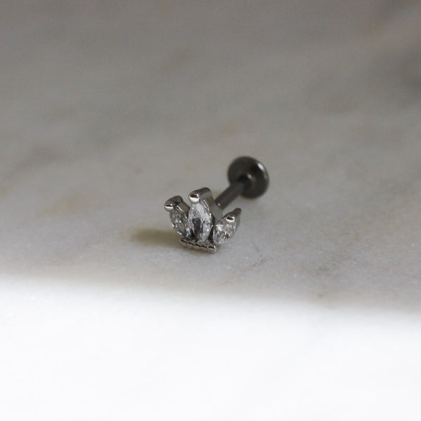 Buy wholesale Piercing Iva Crown - Silver