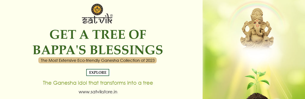 Bappa's Tree, Tree Ganesha, Eco-Friendly Ganesha, Eco-Friendly Ganesha Idol