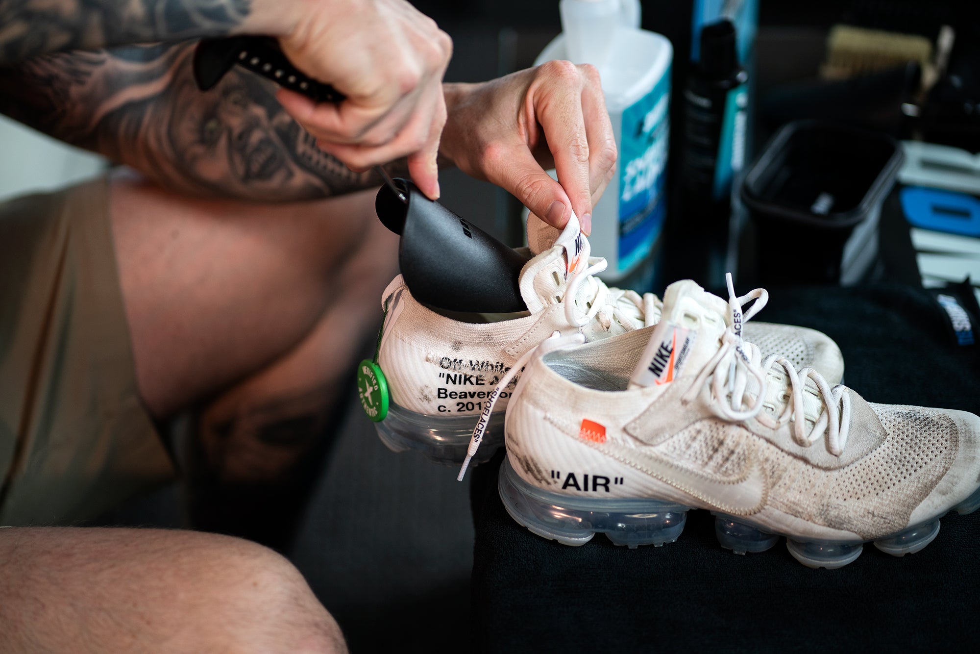 how to clean vapormax sole