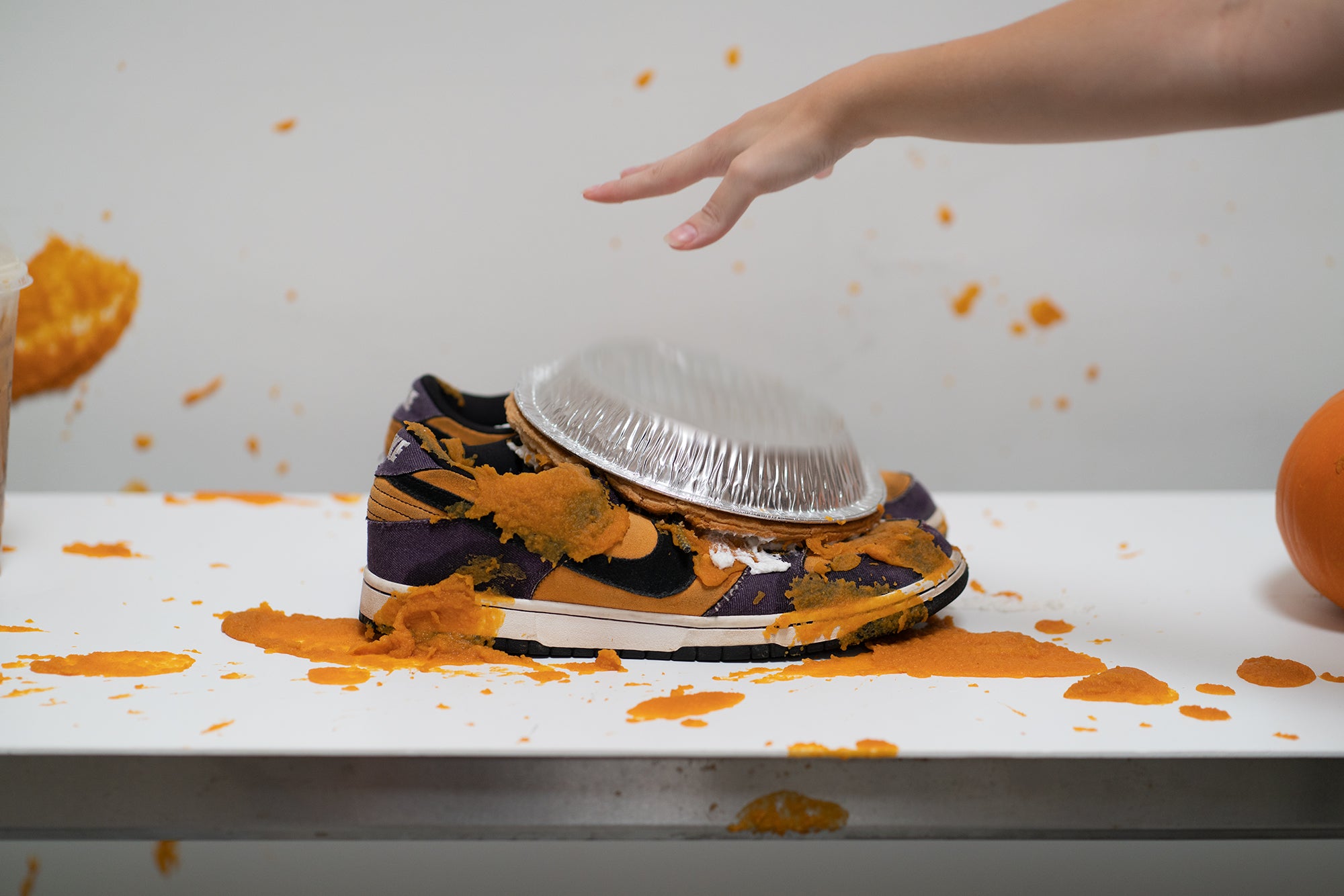 How to Clean Pumpkin off your sneakers