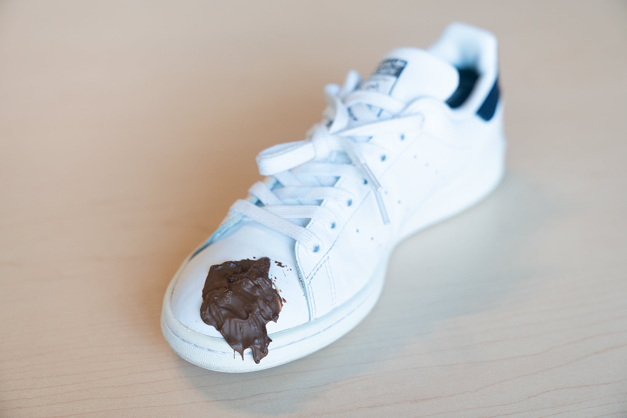 How to Remove Chocolate Stains on Leather Stan Smith's 