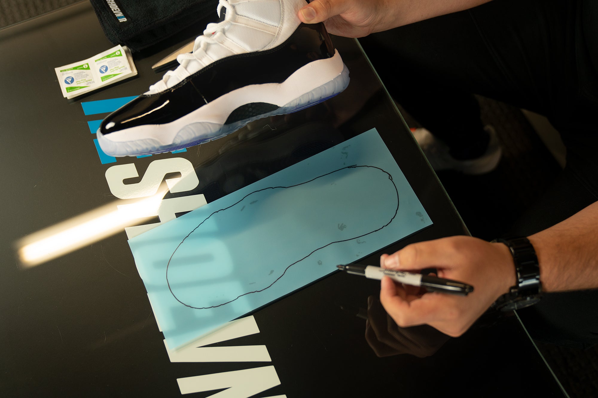 How to apply Sole Shields on Concord 11s 