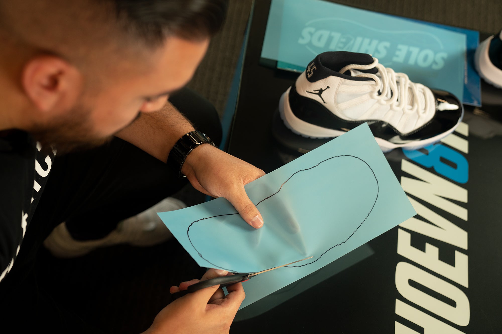 How to apply Sole Shields on Concord 11s 