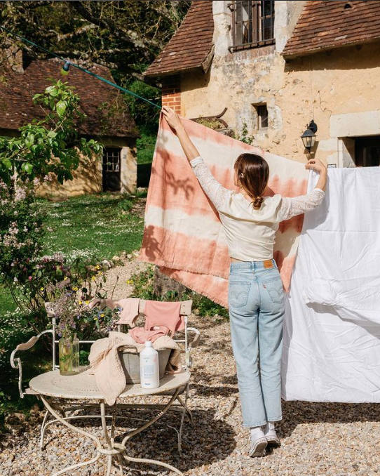 helene tendant du linge