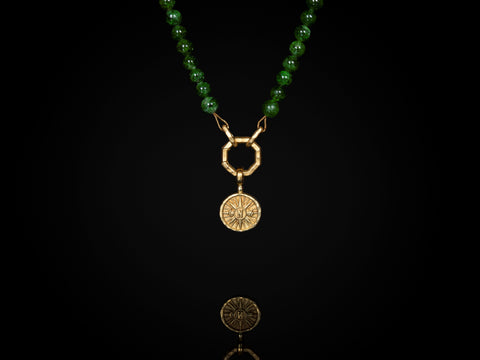 diopside and green prosperity necklace