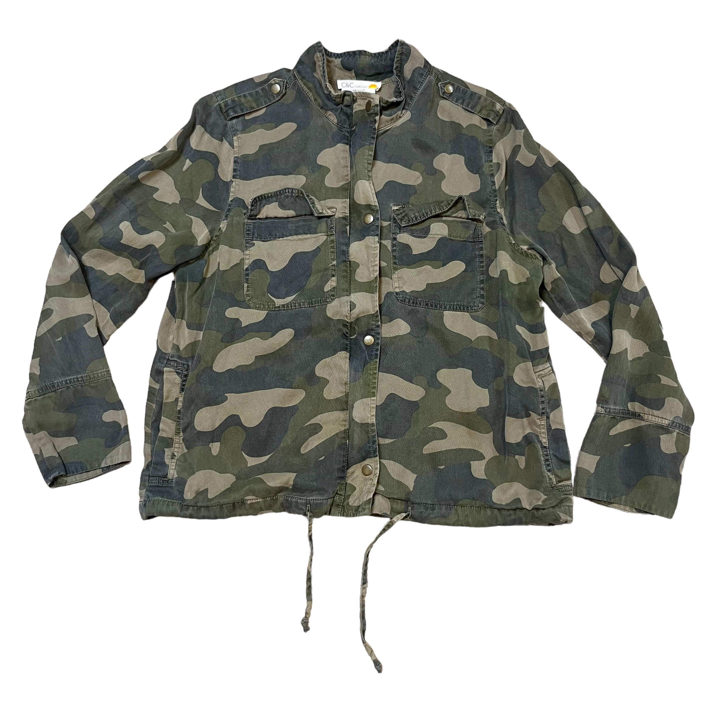 Camo Zip Up Jacket (L)