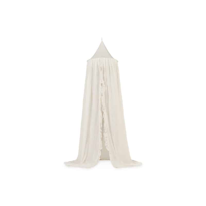 Jollein klamboe baby vintage 245cm ruffle ivory Maat