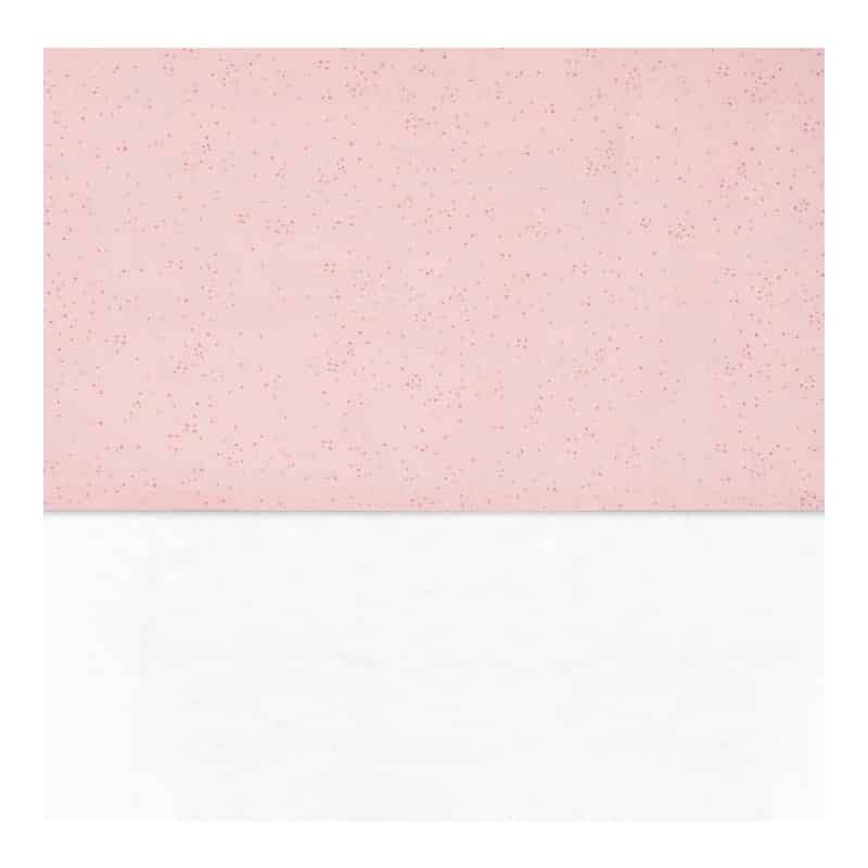 Jollein laken Mini Dots Blush Pink Maat