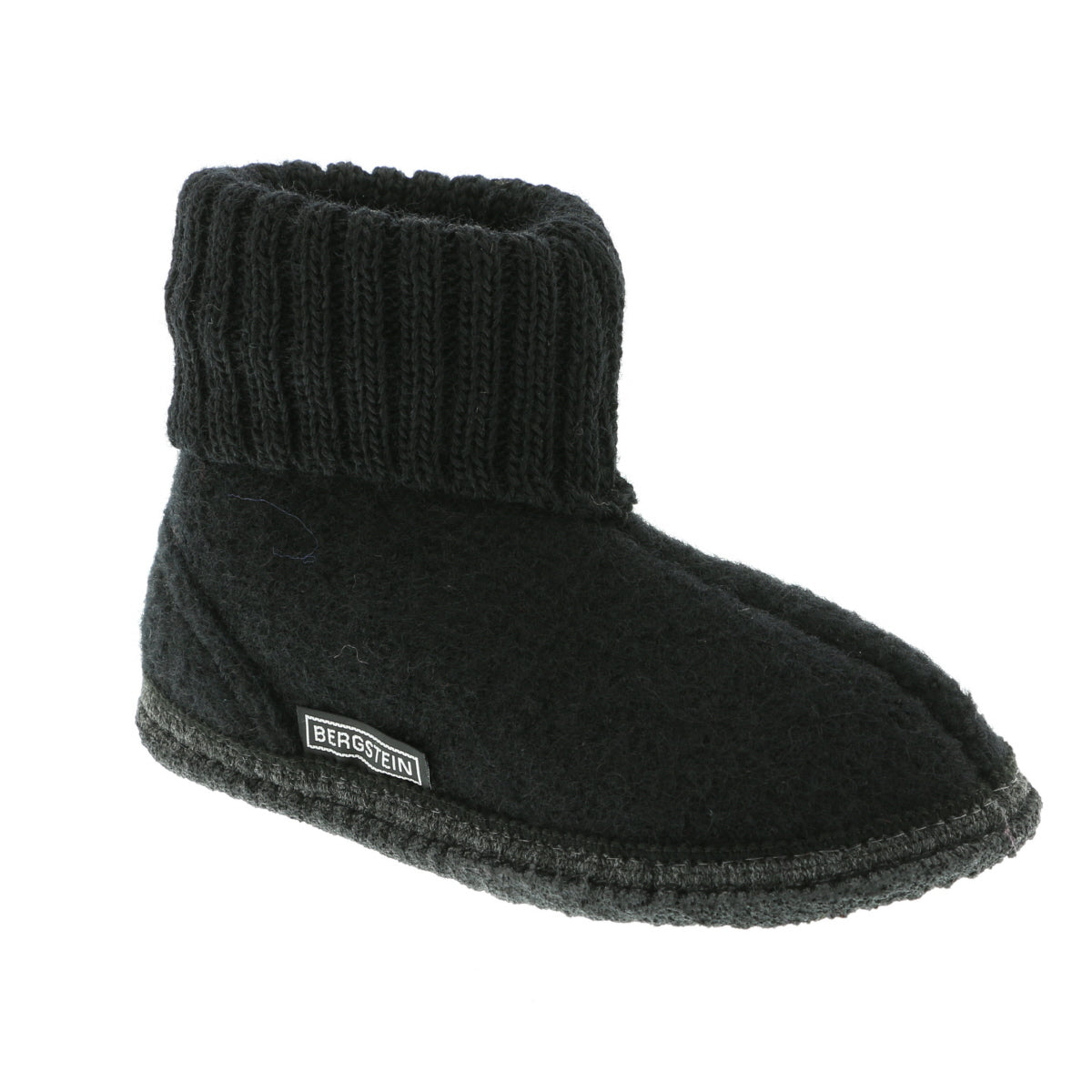 Bergstein Cozy pantoffels Zwart Maat