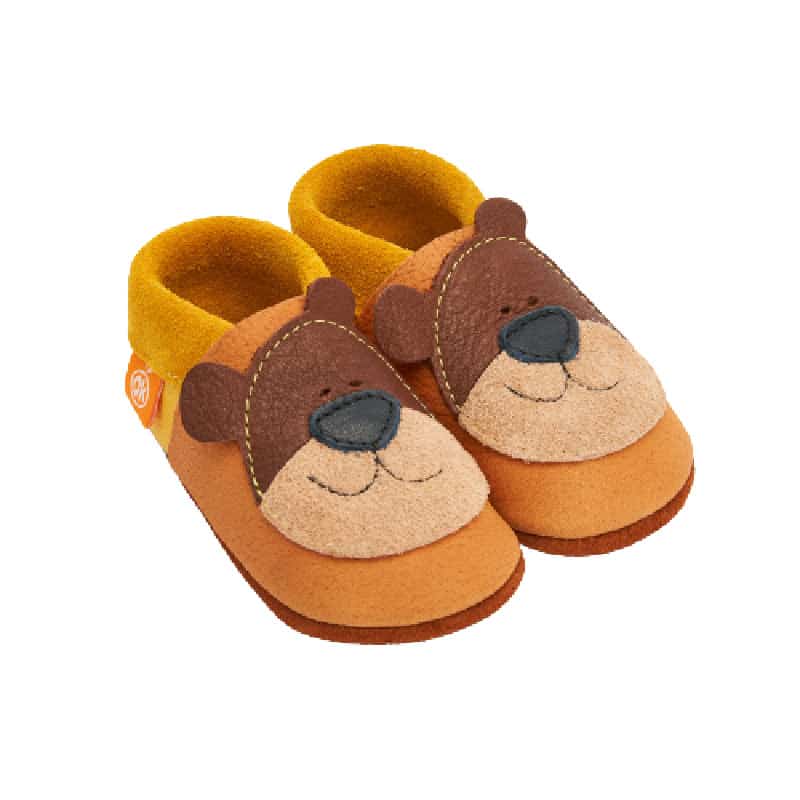 Orangenkinder babyslofjes Honey bear brown Maat