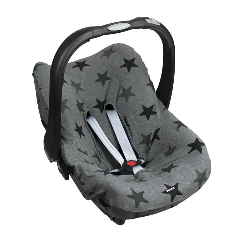 Dooky Cover seat cover autostoelhoes 0 grey stars Maat