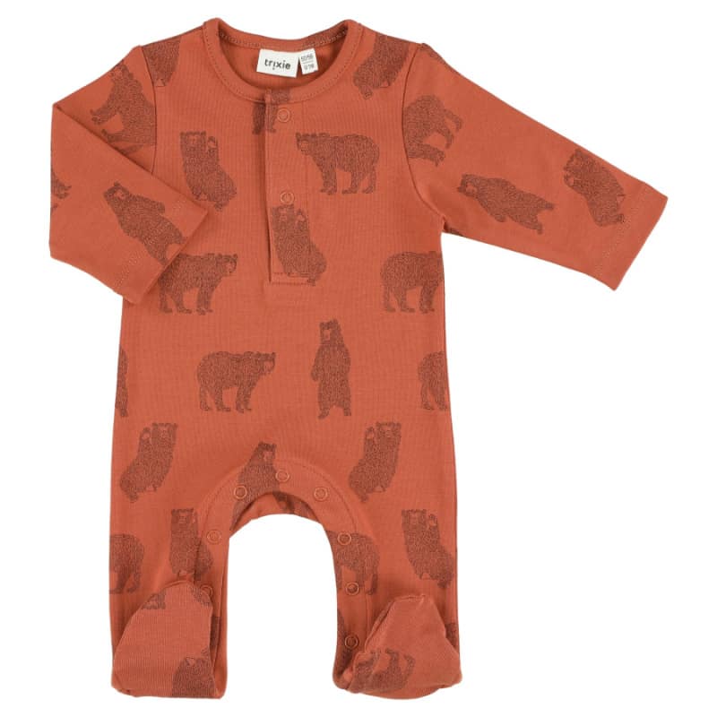 Trixie Baby onesie lang met voetjes Brave Bear Maat