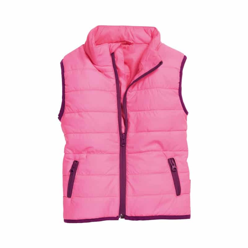 Playshoes gewatteerde bodywarmer roze paars Maat