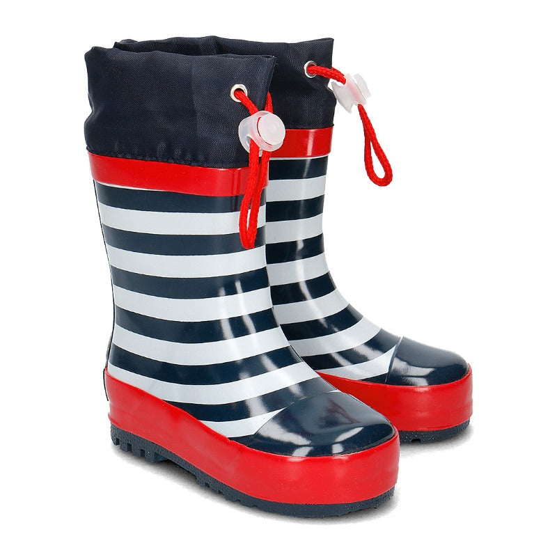 Playshoes regenlaarzen Marine Wit Anker Maat