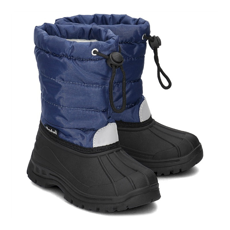 Playshoes - Winterlaarsjes met trekkoord - Donkerblauw - maat 34-35EU