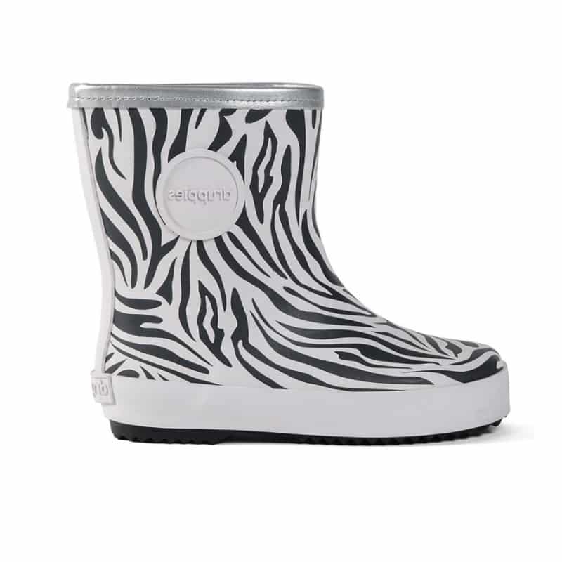 Druppies regenlaars zebra print Maat