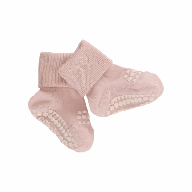 GoBabyGo - Bamboe Antislip Sokjes - Sokken - Soft Pink 2-3 jaar