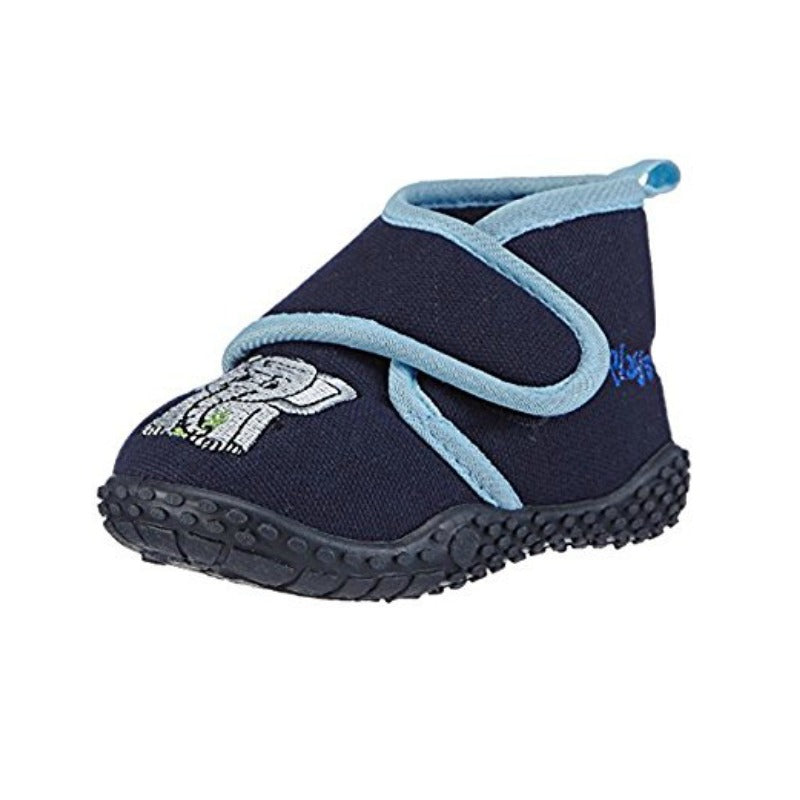 Playshoes Pantoffels Olifant Blauw Maat 22/23