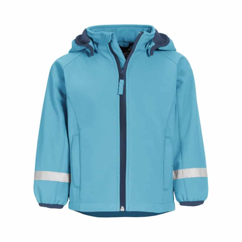 Playshoes softshell jas uni aquablauw Maat