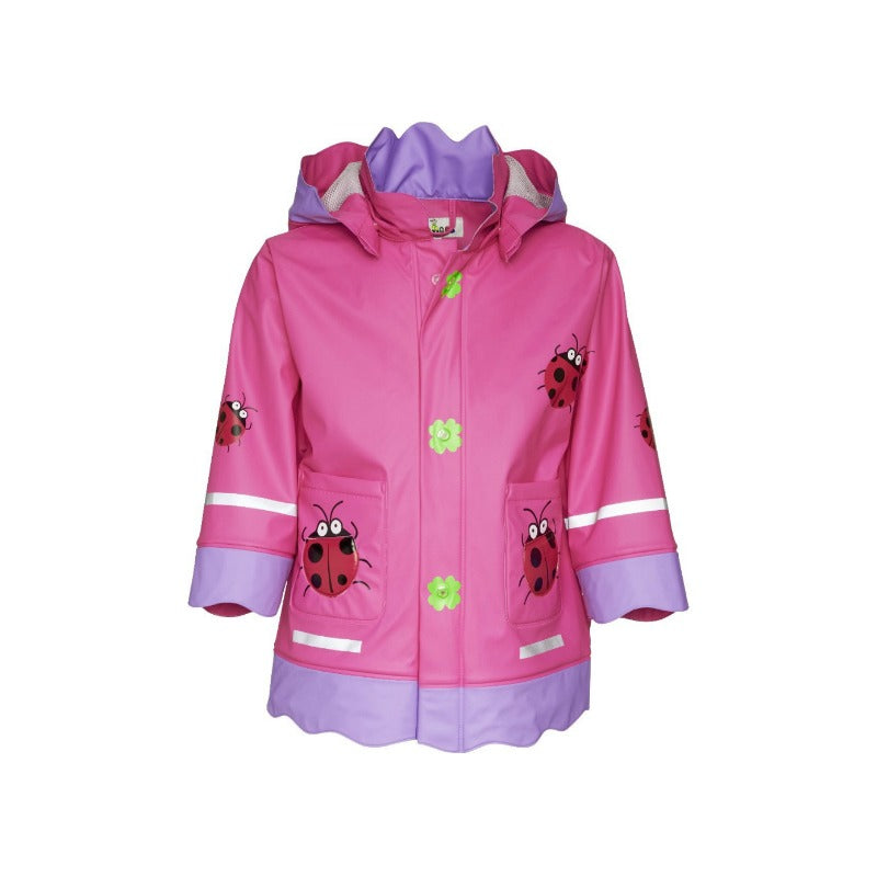 Playshoes Regenjas Kinderen Lieveheersbeestje - Roze - Maat 128