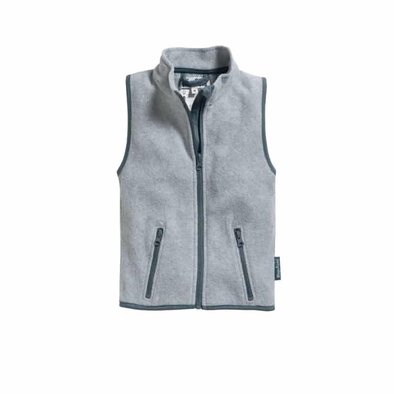 Playshoes fleece vestje uni grijs Maat