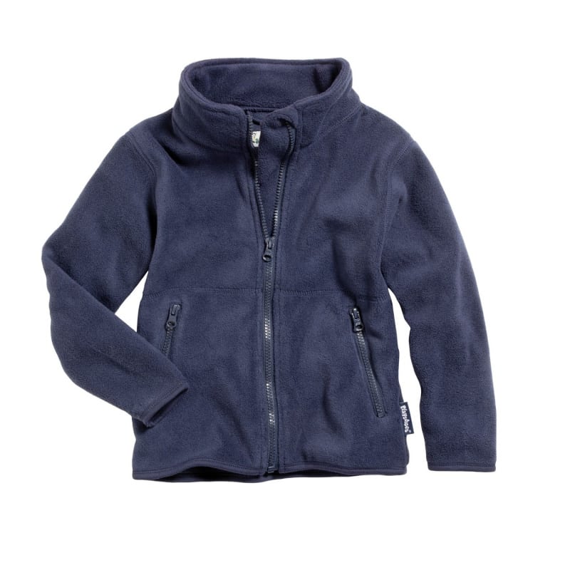 Playshoes fleece jasje uni blauw Maat