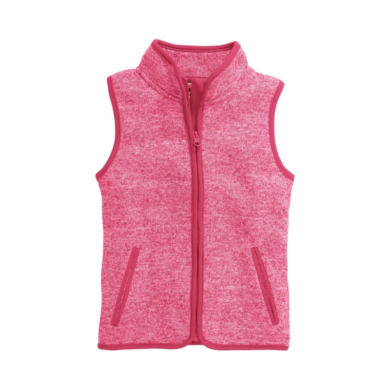 Playshoes fleece vestje gebreid fuchsia Maat