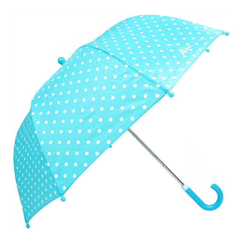 Playshoes paraplu stippen aquablauw Maat