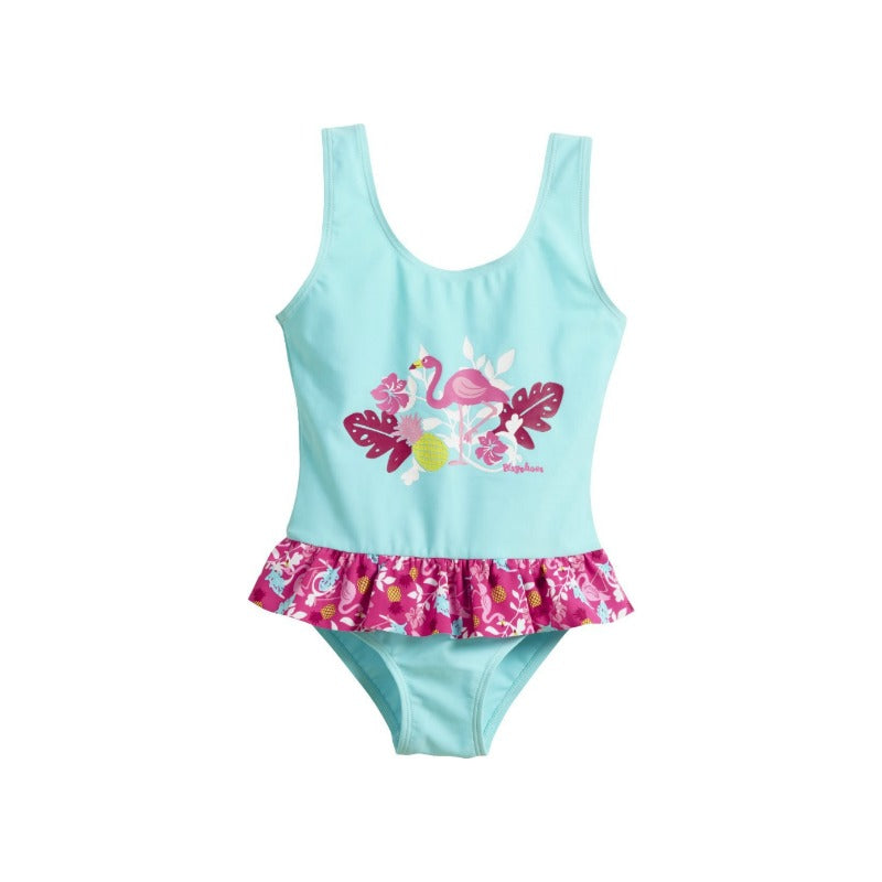 Playshoes badpak fuchsia aqua flamingo Maat