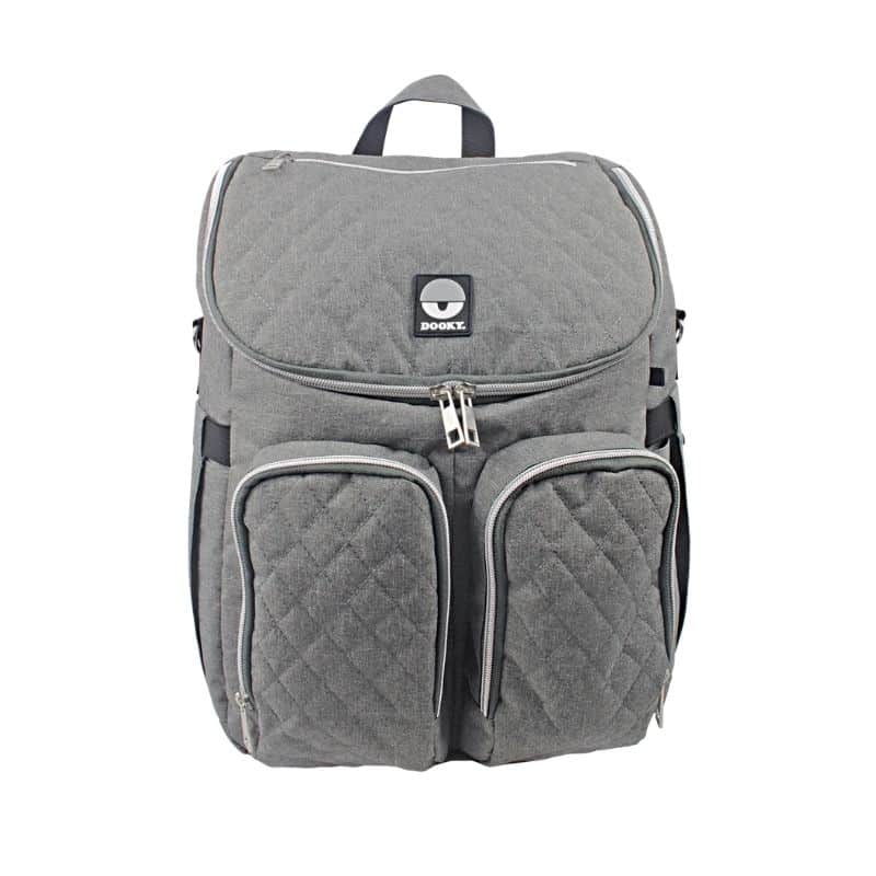 Dooky verzorgingstas backpack 2 in 1 grey melange Maat