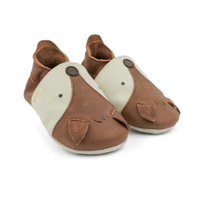 Bobux Soft Soles - Baby Slofjes Leer - Foxy Toffee - Maat 24