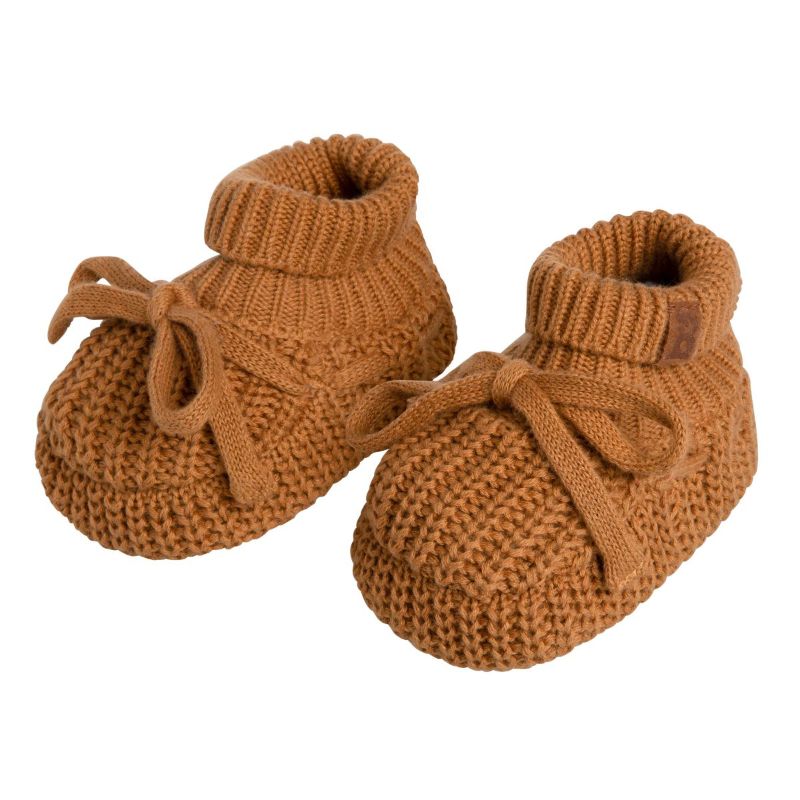 Baby's Only Slofjes Soul - Caramel - 3-6 mnd - 100% ecologisch katoen - GOTS