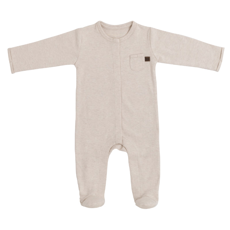 Baby's Only Boxpakje met voetjes Melange - Warm Linen - 50 - 100% ecologisch katoen - GOTS